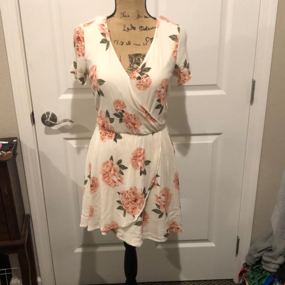 White Floral Dress